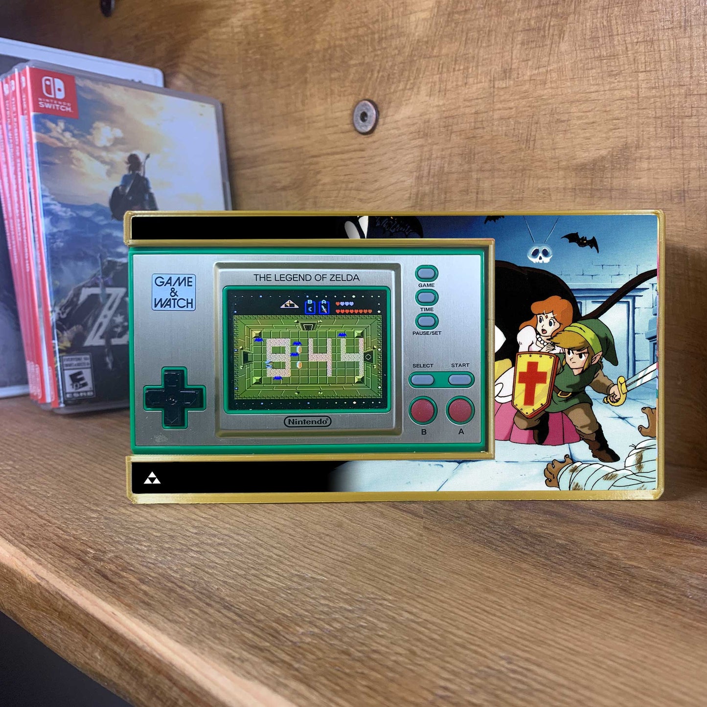 Zelda Game & Watch Display Shelf – Wall Mount/Desk Stand