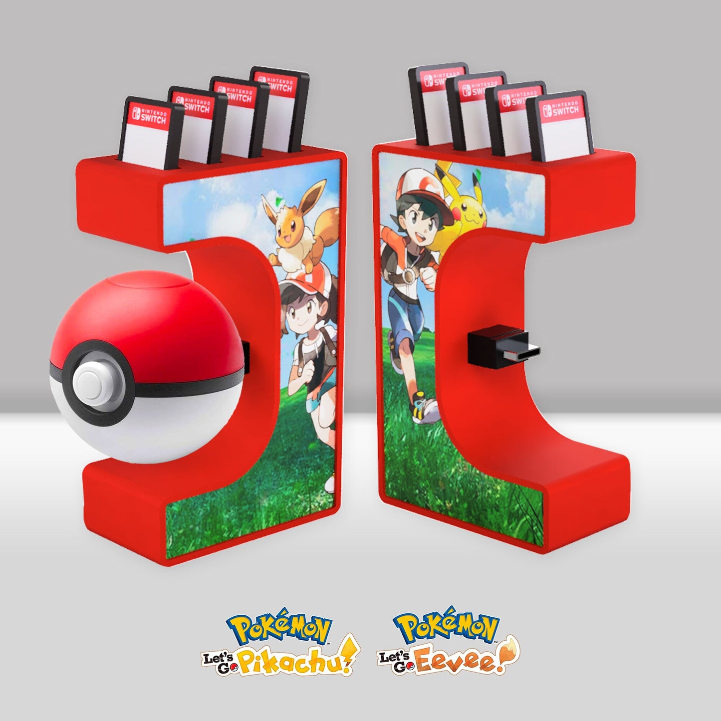 Pokeball Plus Wall Mount Display Stand