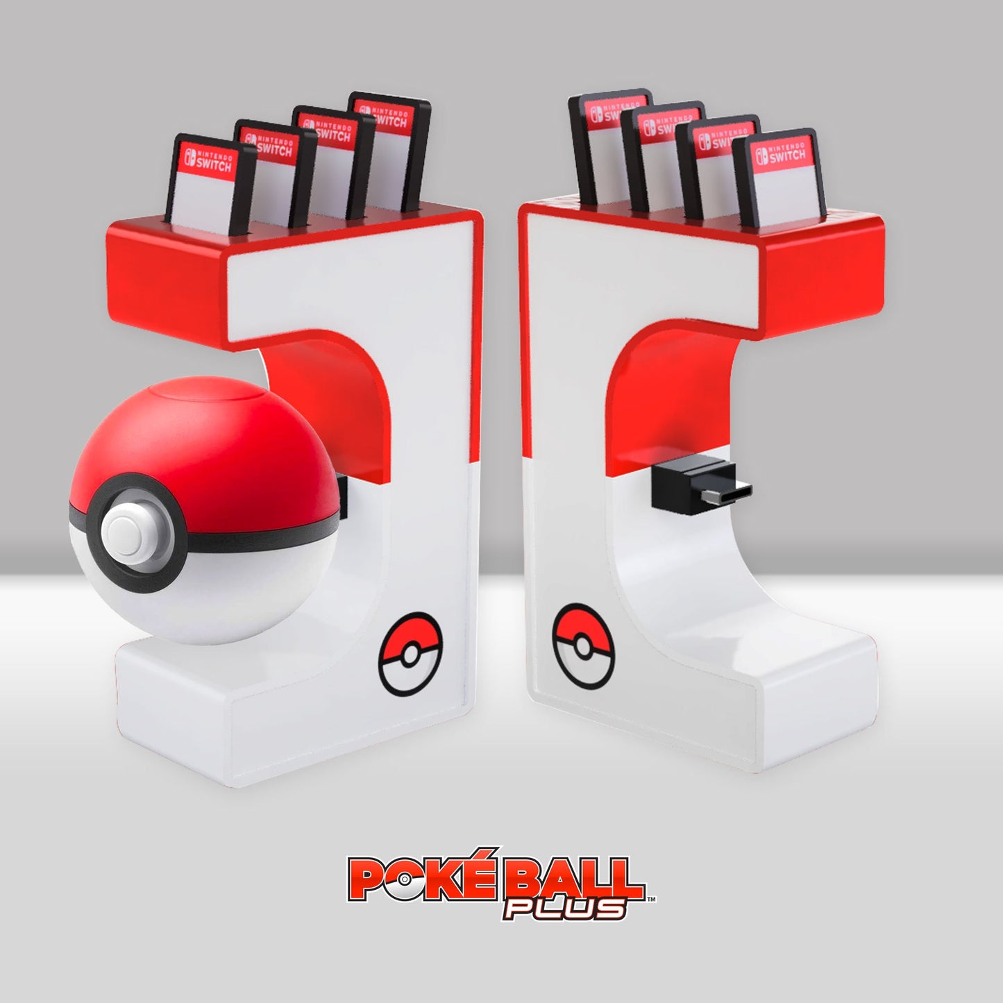 Pokeball Plus Wall Mount Display Stand