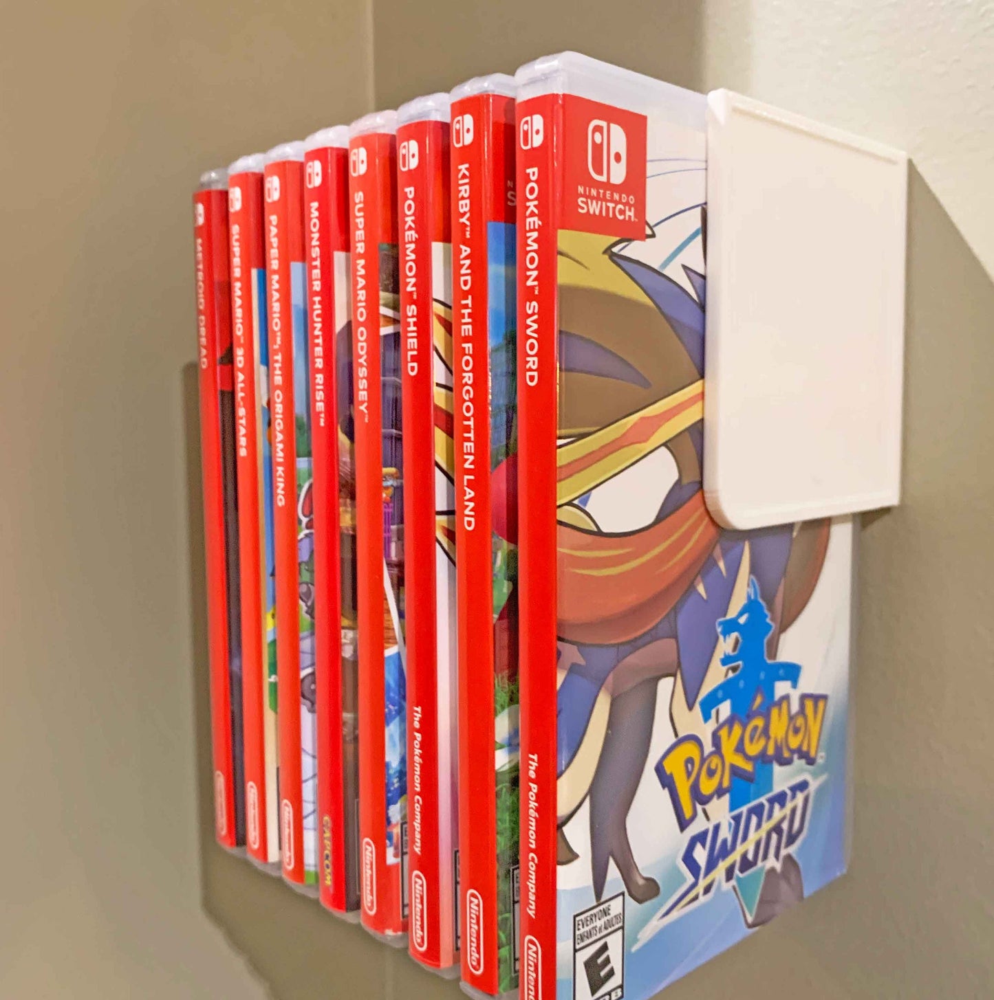 Floating Game Shelf for Nintendo Switch – Includes 3M Command Strips